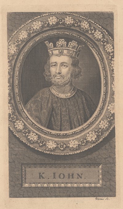 Johann, König von England von George Vertue